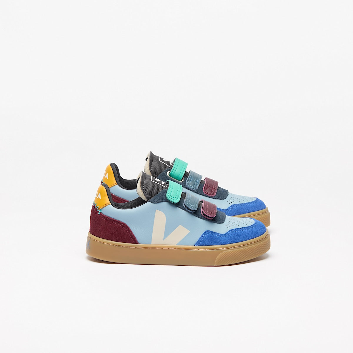 Zapatilla V-90 Kids Leather – VEJA x Milk / Steel Pierre