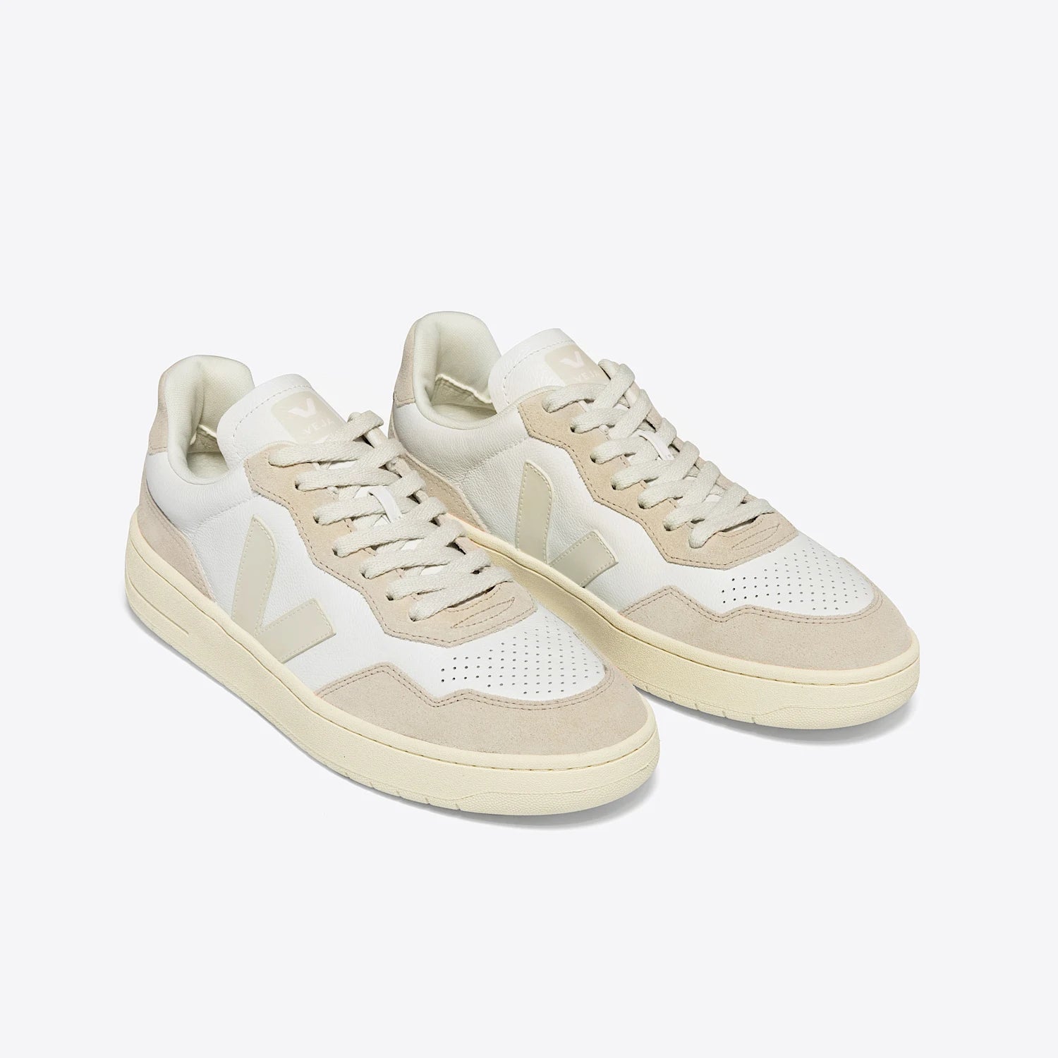 Zapatilla Veja V-90 O.t. Mujer Cuero - White / Pierre