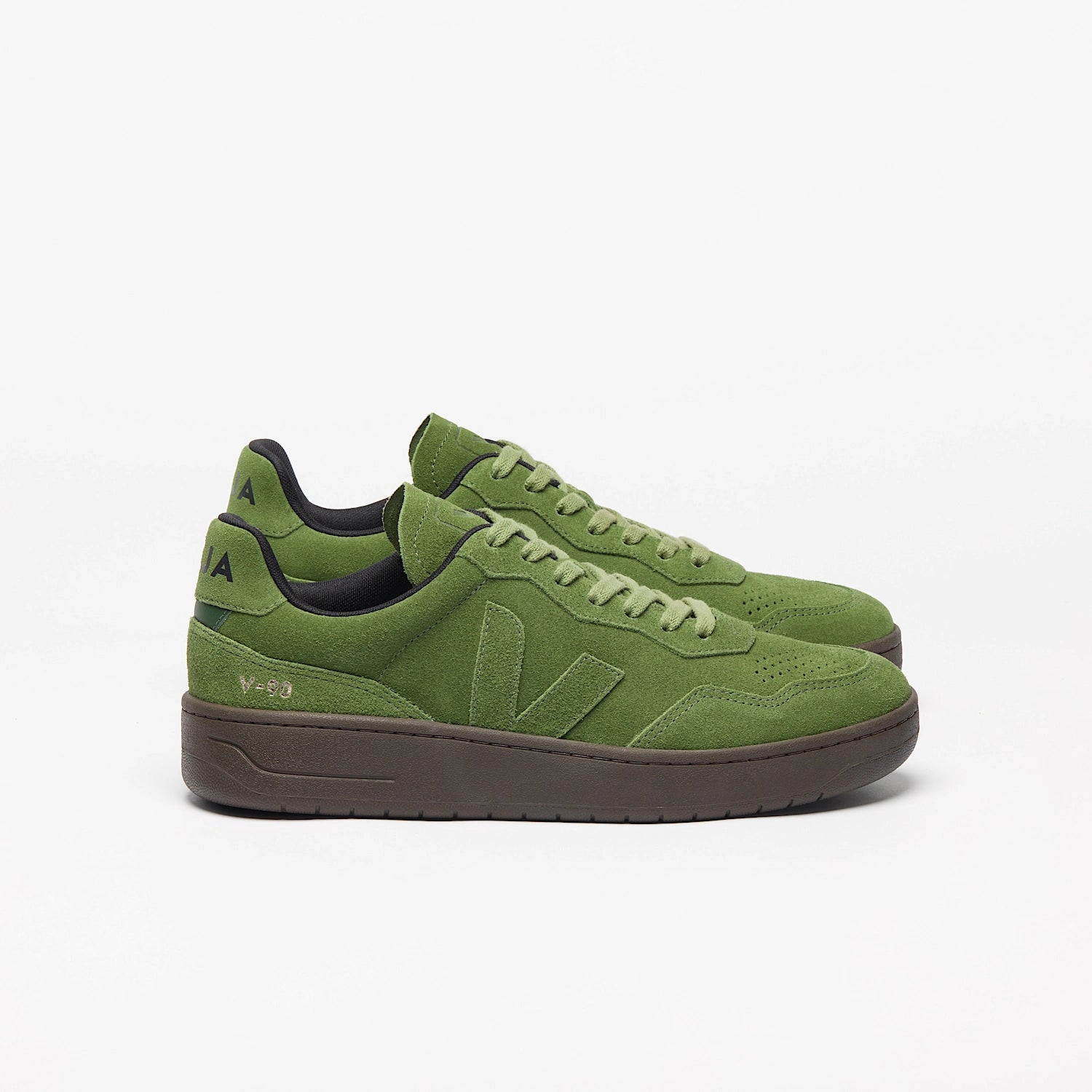 Zapatillas Veja V-90 Suede - Full-Militar_Eagle