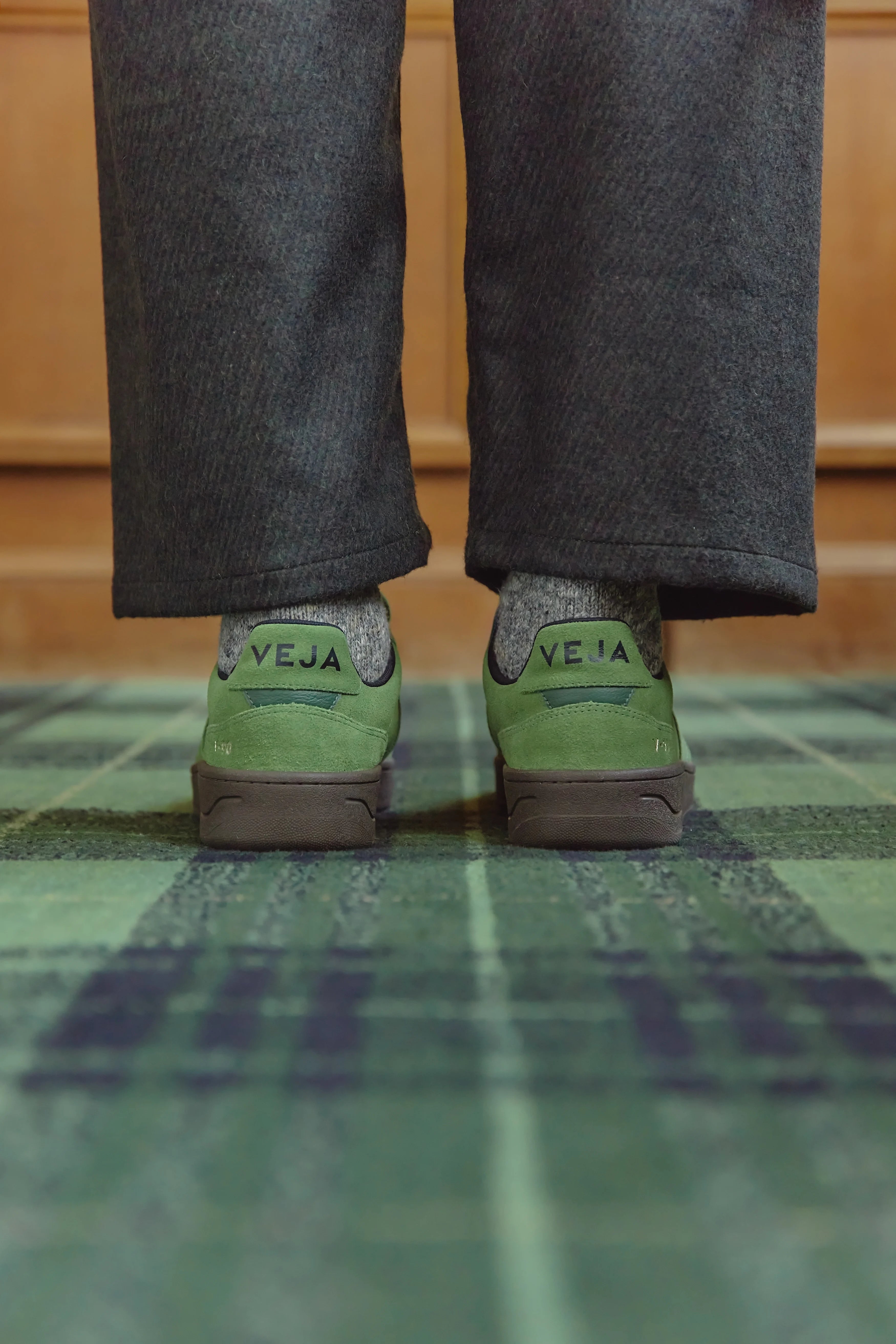 Zapatillas Veja V-90 Suede - Full-Militar_Eagle