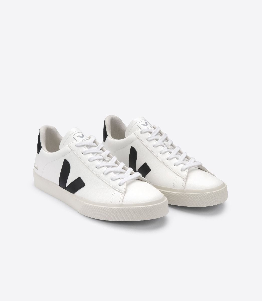 Zapatilla Veja Campo Extra White Black Mujer