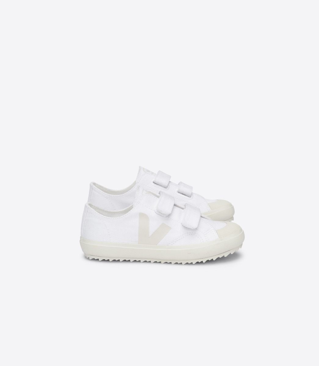 VEJA SMALL OLLIE CANVAS WHITE PIERRE