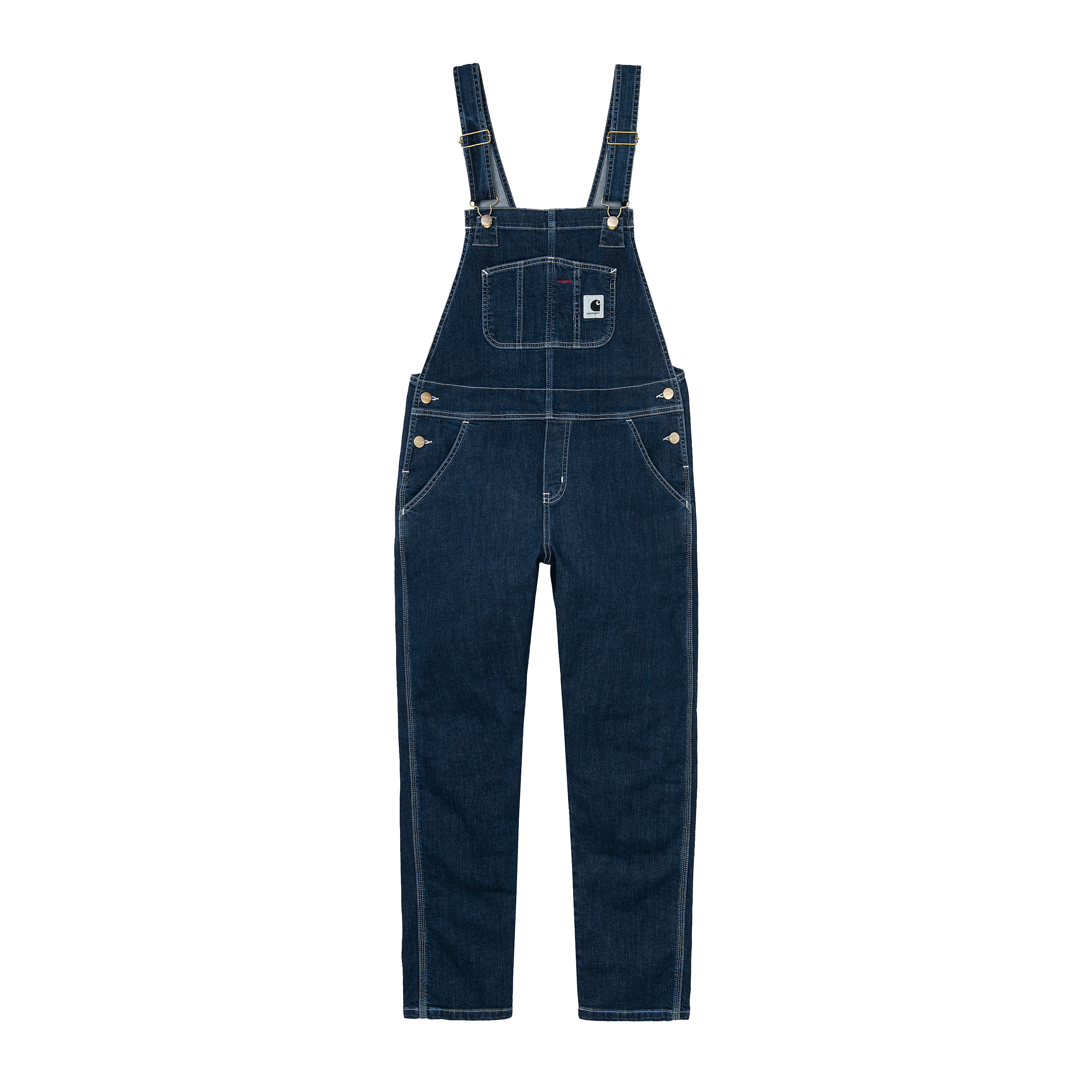 W' Bib Overall Blue Stone Washed