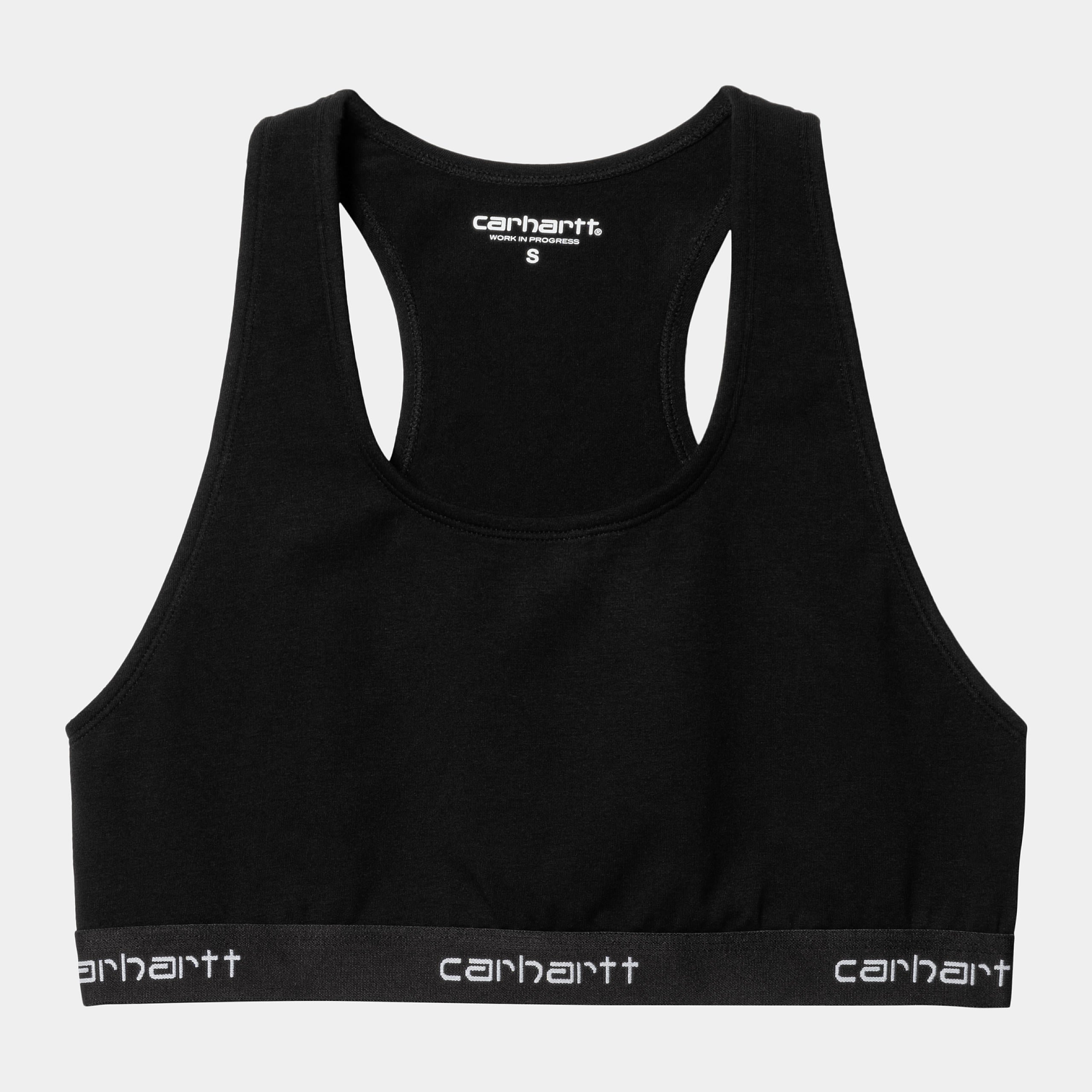 W Script Racer Tank Black