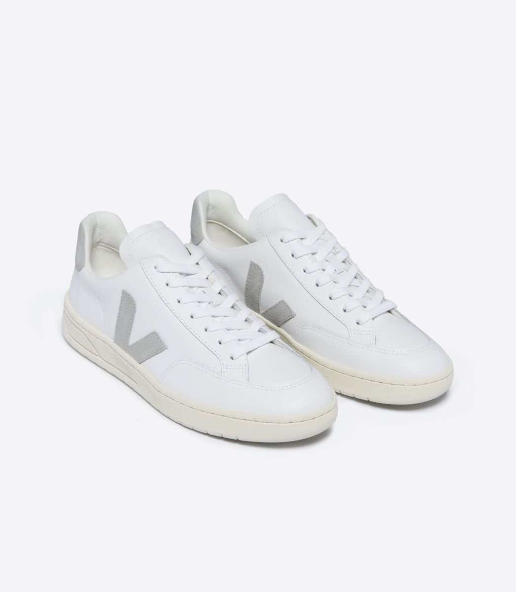 Zapatillas Veja V-12 Extra White Light Grey