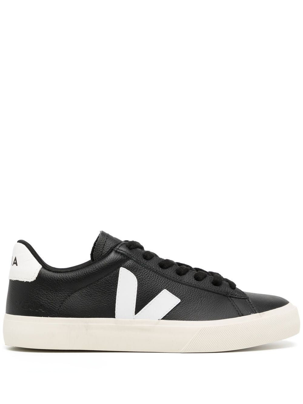Zapatilla Campo Leather Black and White Mujer