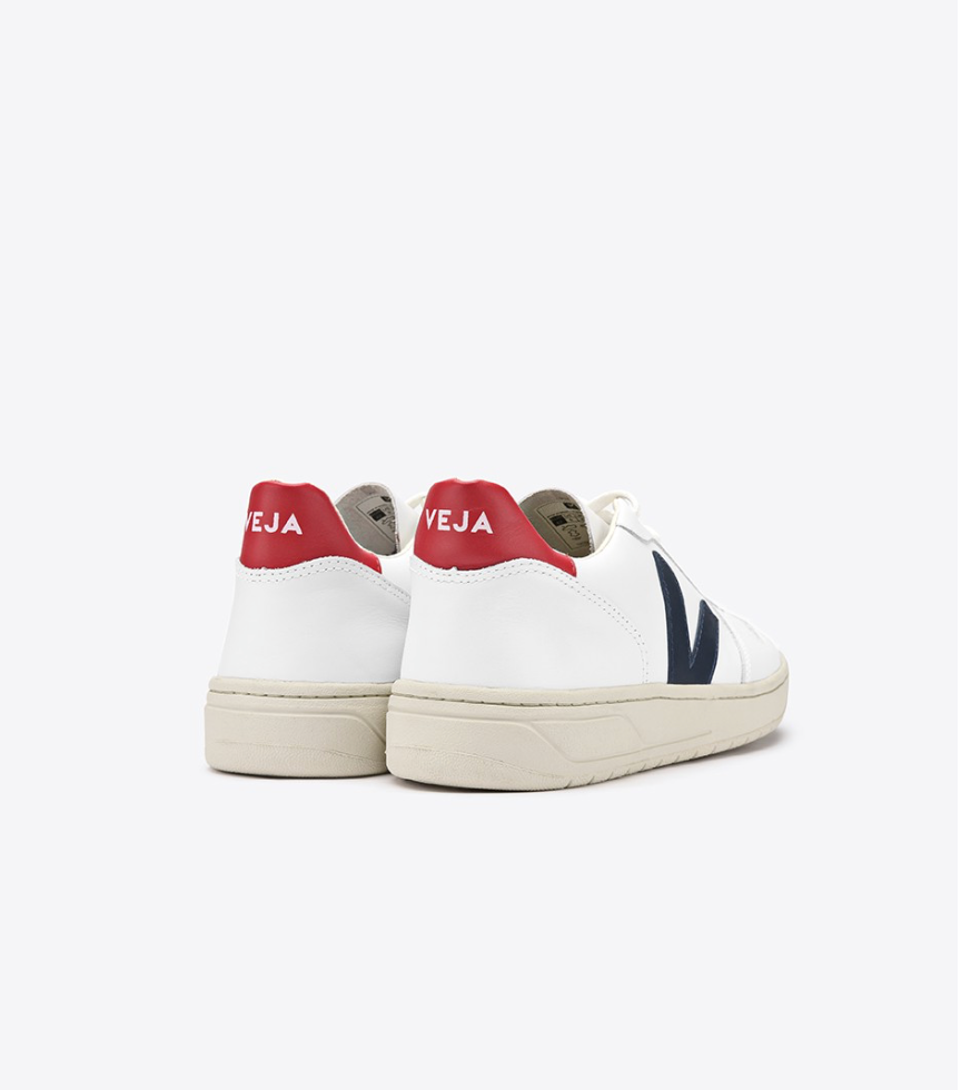 Zapatilla Veja V-10 Extra-White Nautico Pekin