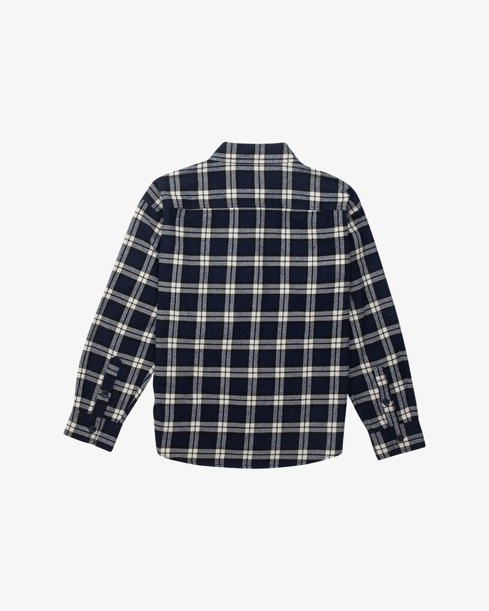 Flannel Check Shirt Navy Check Woman