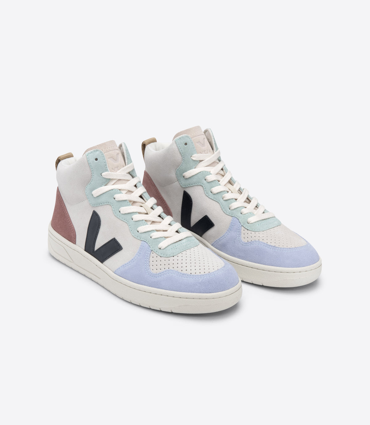 Zapatilla Veja V-15 Multico Natural Black