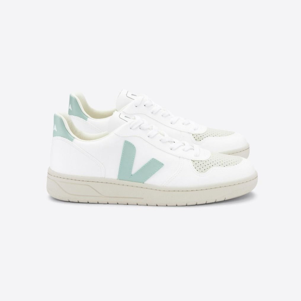 Zapatilla Veja V-10 Cwl White Matcha